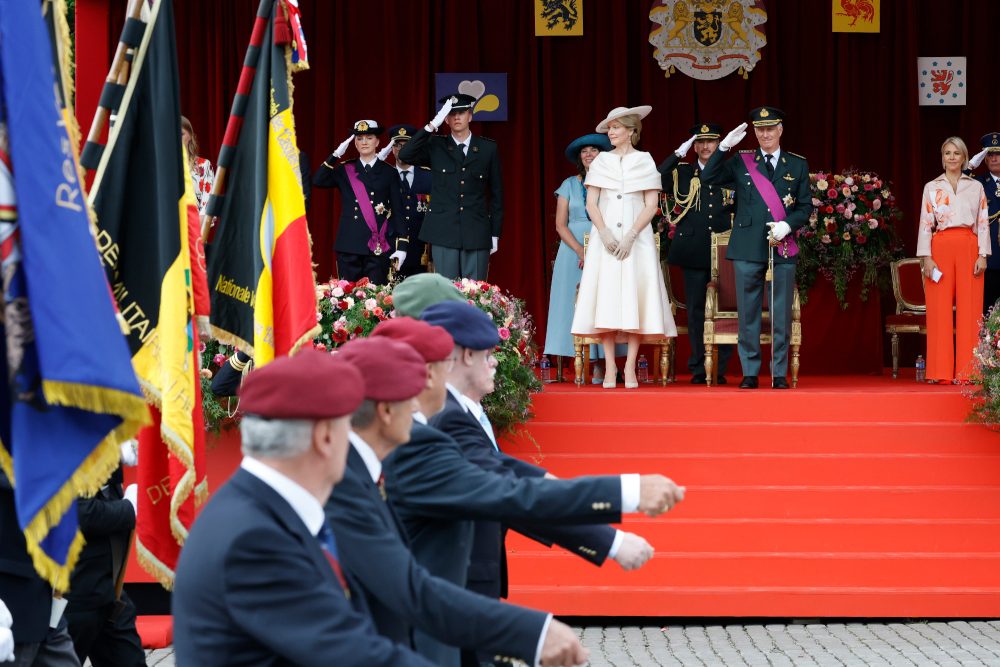 Militärparade zum Nationalfeiertag 2024 in Brüssel