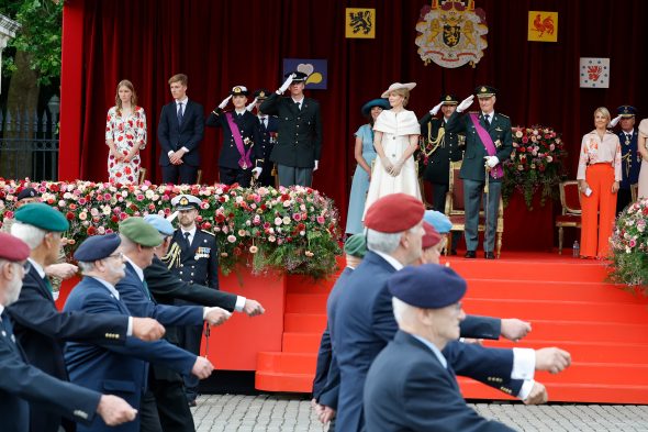 Militärparade zum Nationalfeiertag 2024 in Brüssel