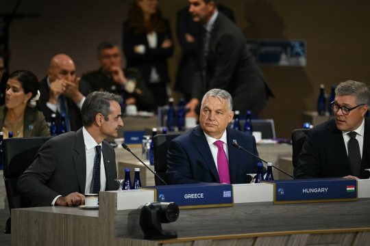 Viktor Orban beim Nato-Gipfel in Washington