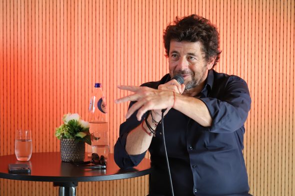 Patrick Bruel bei der Pressekonferenz vor dem Auftritt bei den Francofolies de Spa