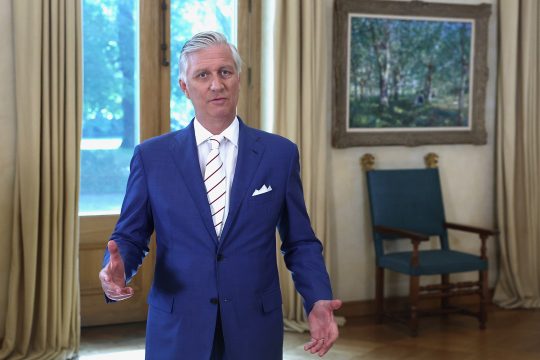 König Philippe bei seiner Rede zum Nationalfeiertag