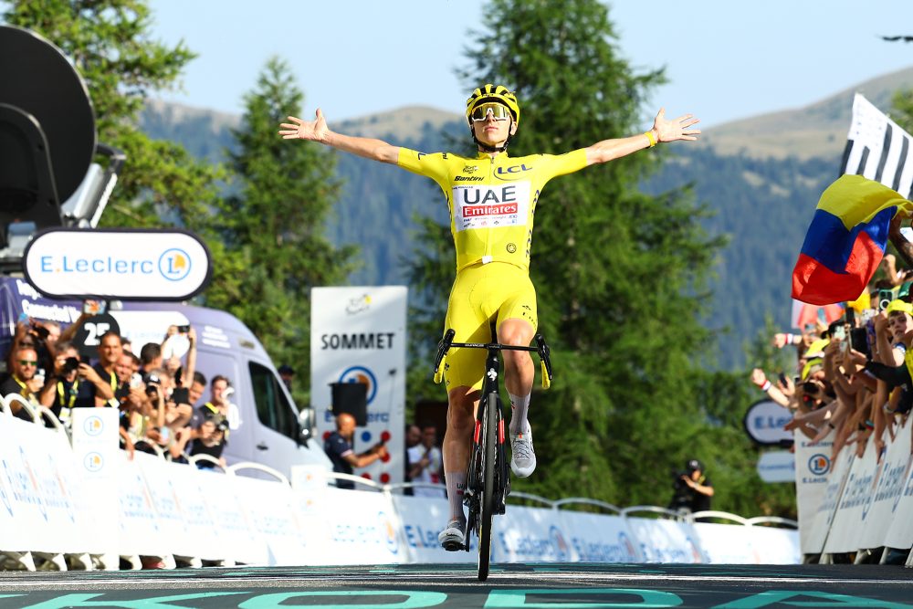 Tadej Pogacar gewinnt die 20. Etappe der Tour de France