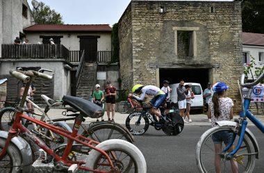 Laurenz Rex bei der siebten Etappe der Tour de France