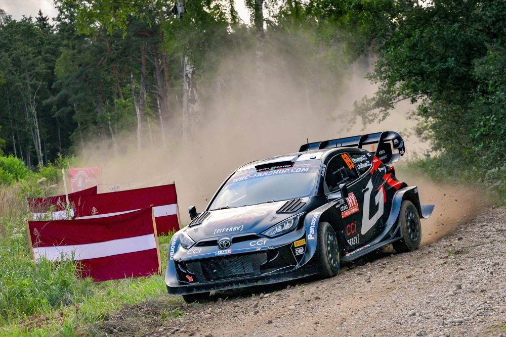 Kalle Rovanperä/Jonne Halttunen bei der Rallye Lettland