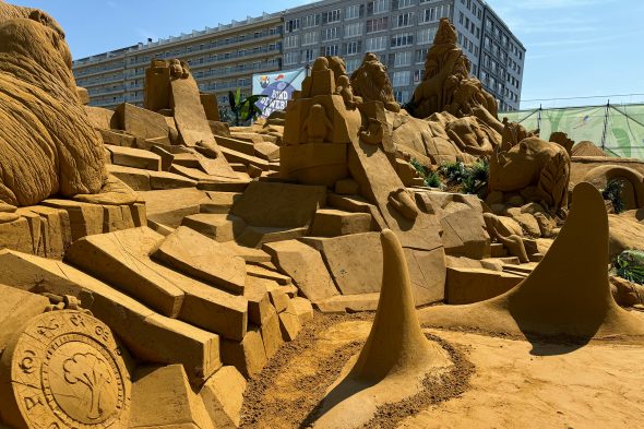 Sandskulpturen-Festival in Middelkerke