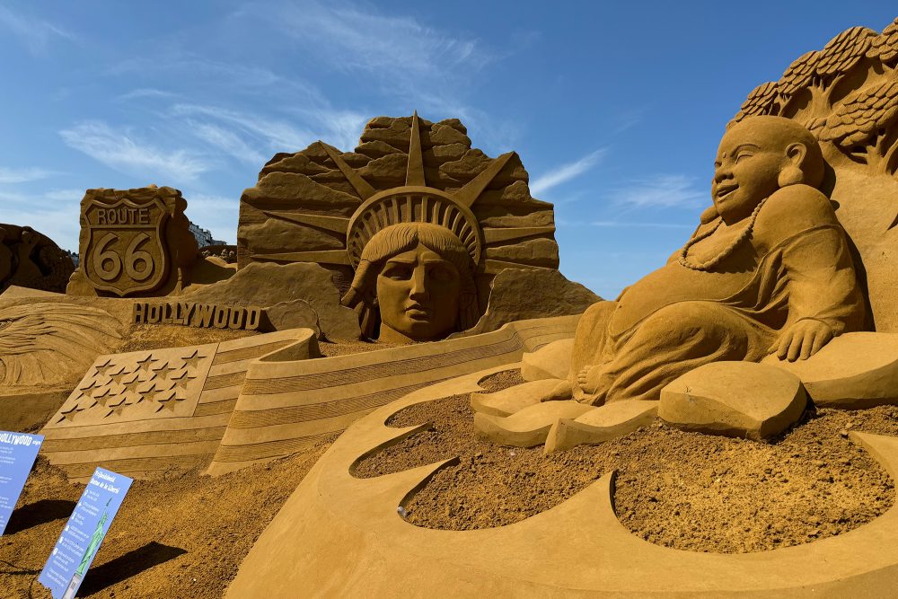 Sandskulpturen-Festival in Middelkerke