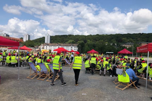 Streik der Aachener Süßwarenindustrie