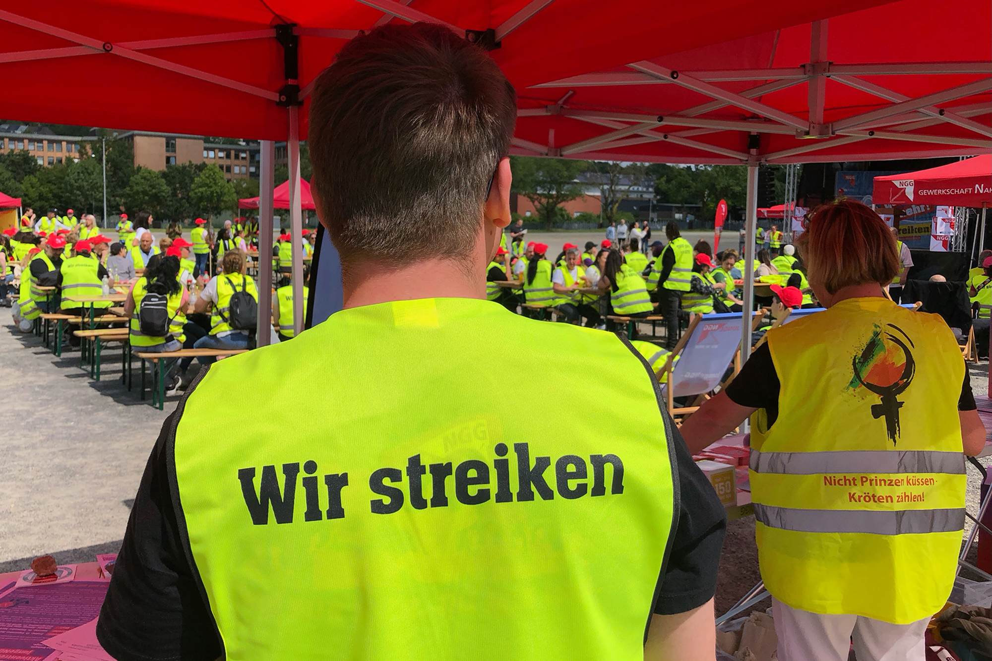 Streik der Aachener Süßwarenindustrie