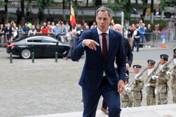 Premier De Croo vor dem Te Deum zum Nationalfeiertag