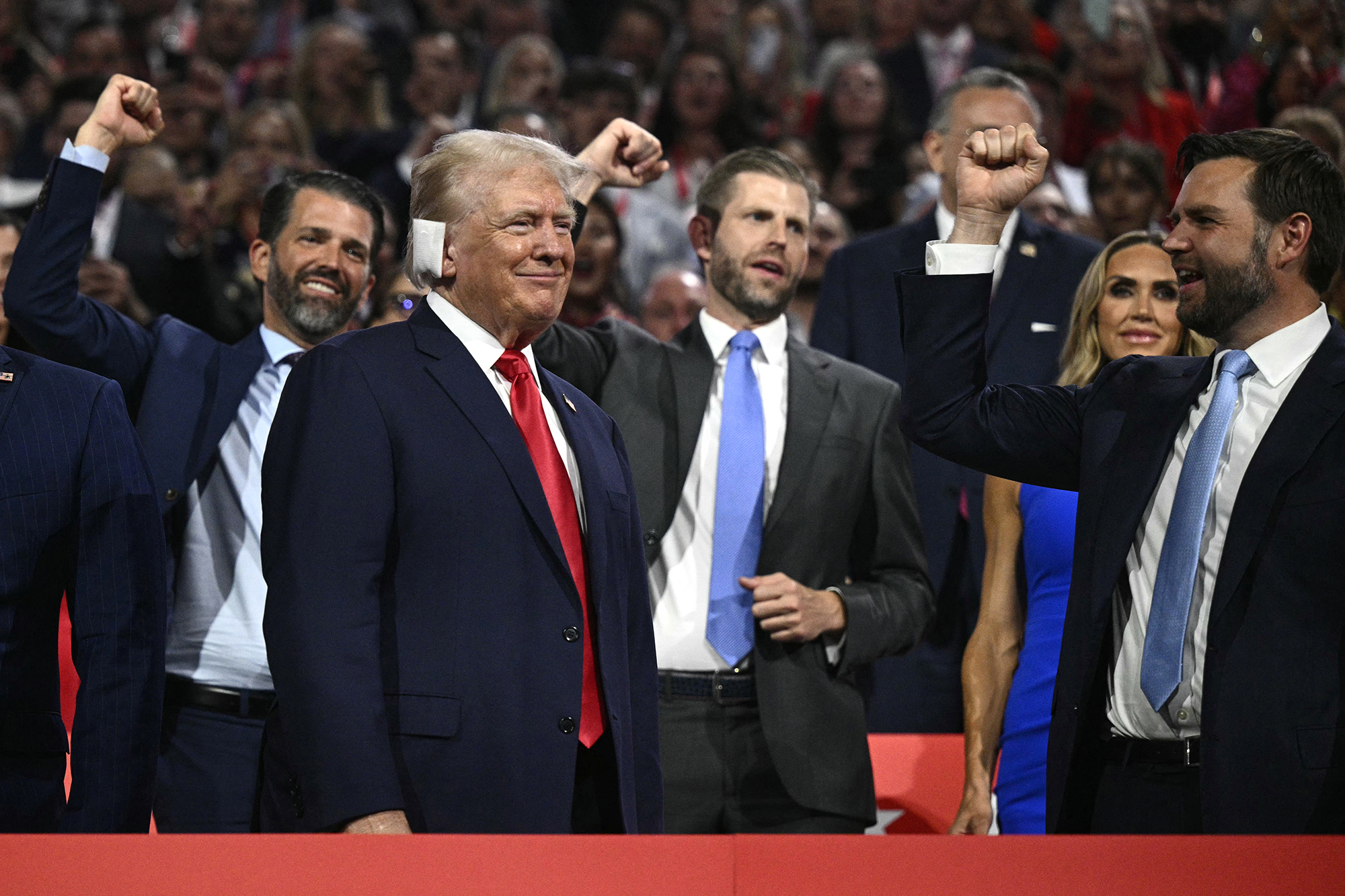 Donald Trump beim Parteitag der Republikaner in Milwaukee