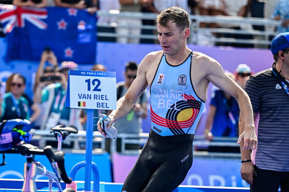 Marten Van Riel beendete den Triathlon auf Platz 22