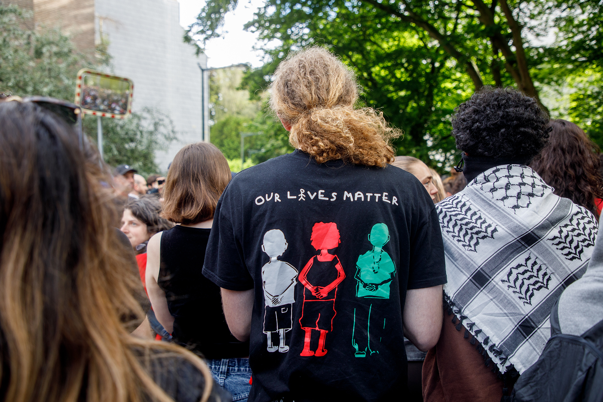 Propalästinensische Demo in Uccle