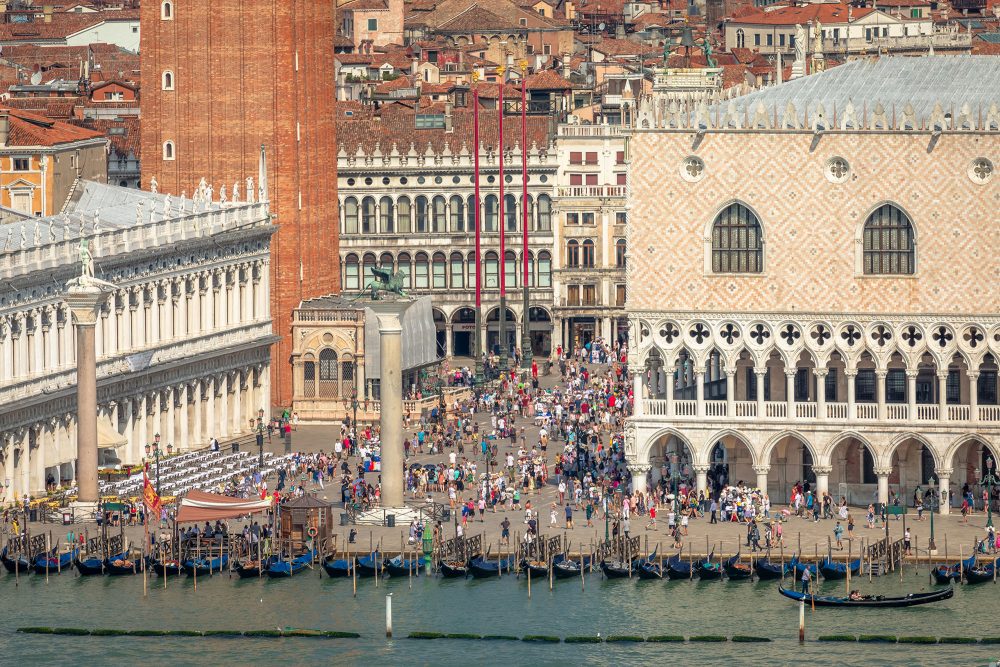 Der Markusplatz in Venedig