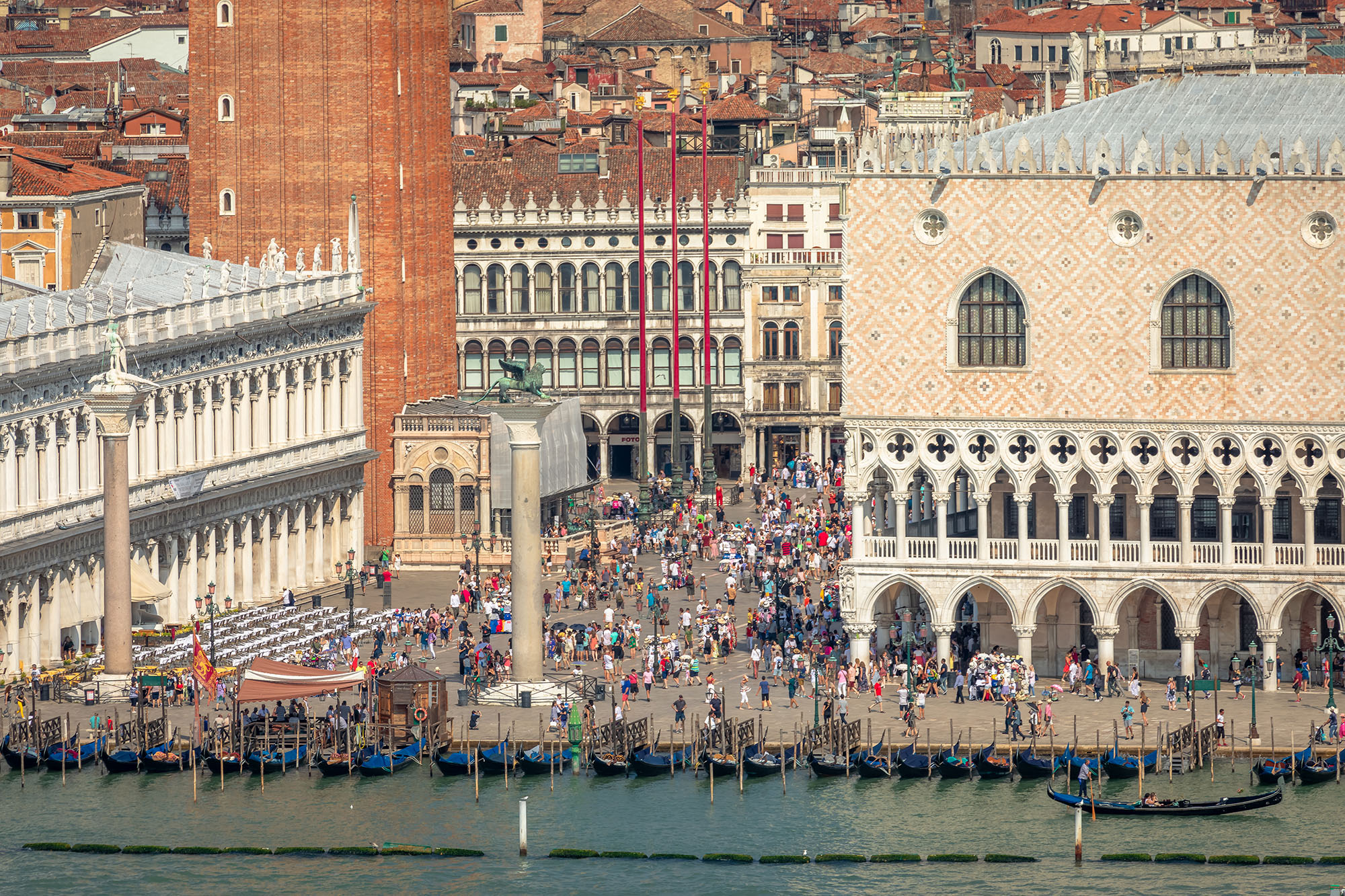 Der Markusplatz in Venedig