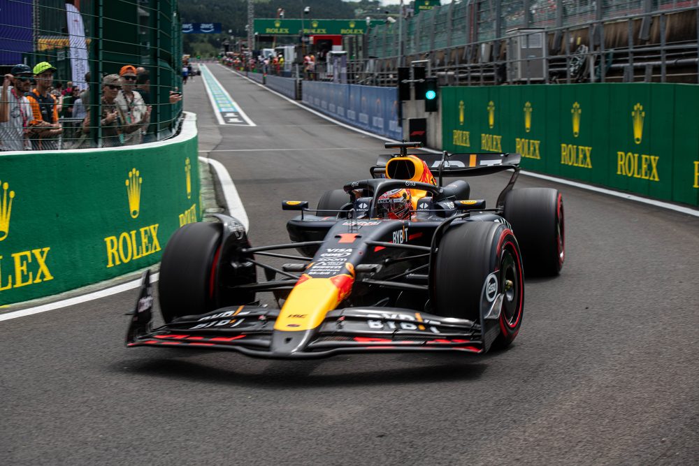 Max Verstappen in Spa-Francorchamps