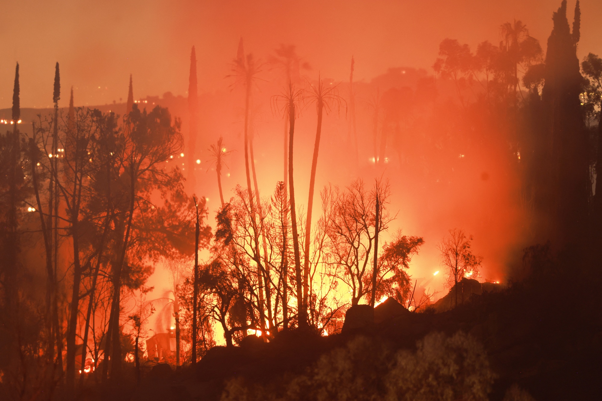 Waldbrand in Kalifornien im Juli 2024 (Bild: David Swanson/AFP)