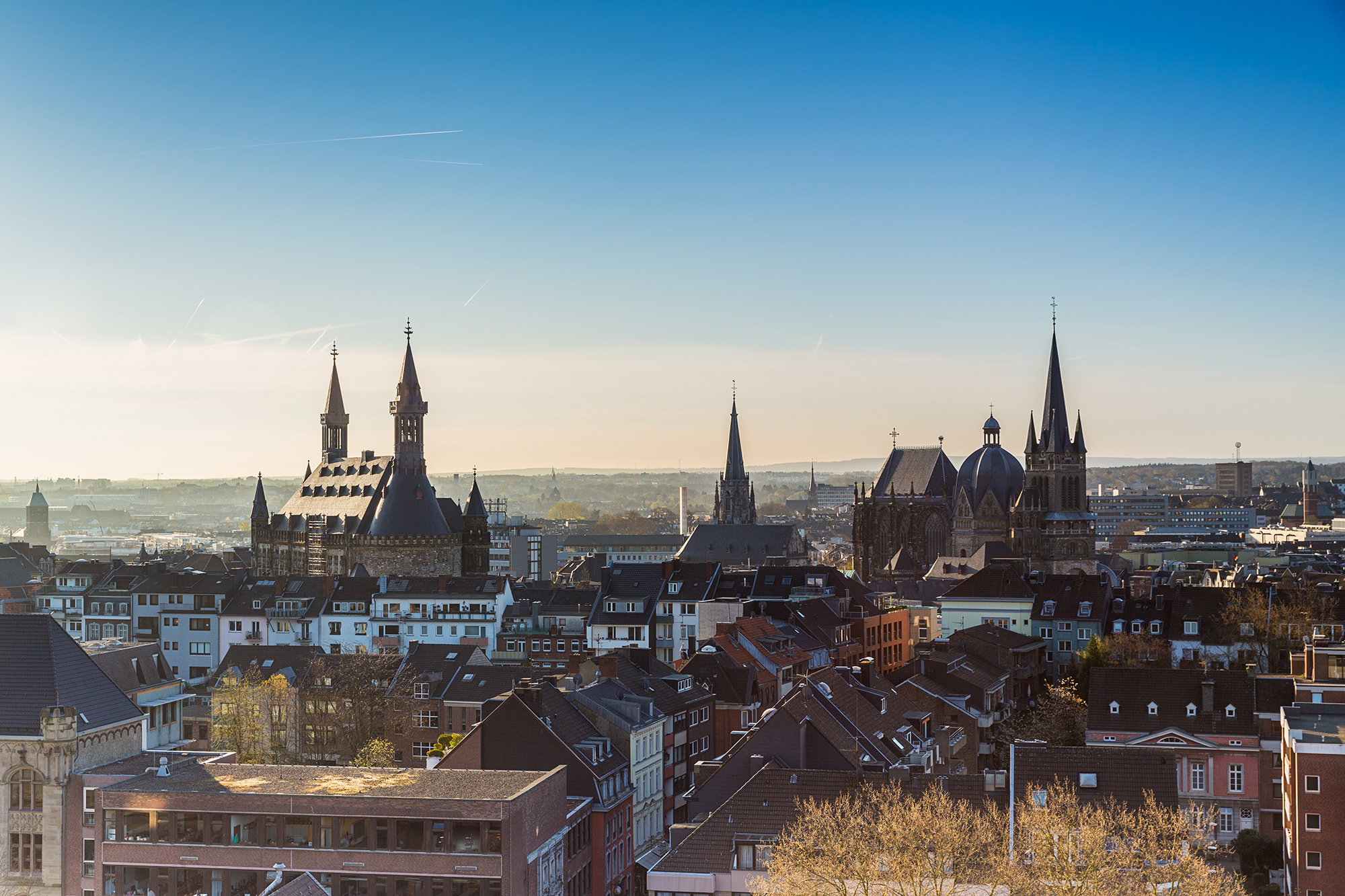 Stadtsilhouette von Aachen