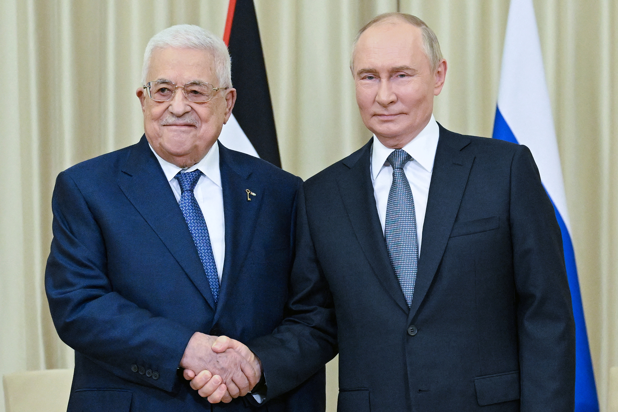 Palästinenserpräsident Abbas mit Russlands Präsident Putin