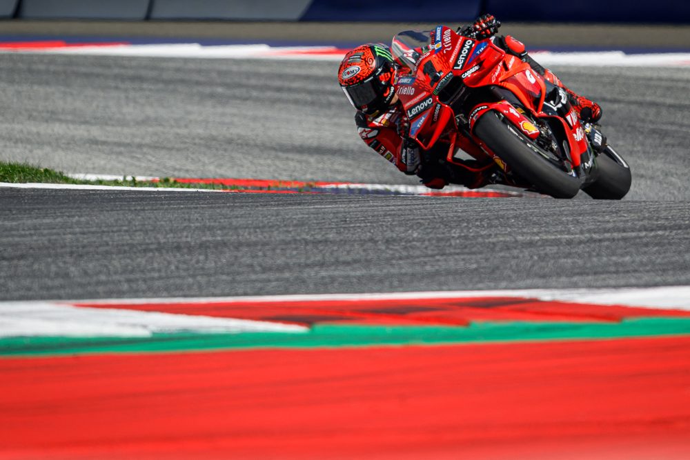 Francesco Bagnaia beim MotoGP-Sprint in Spielberg