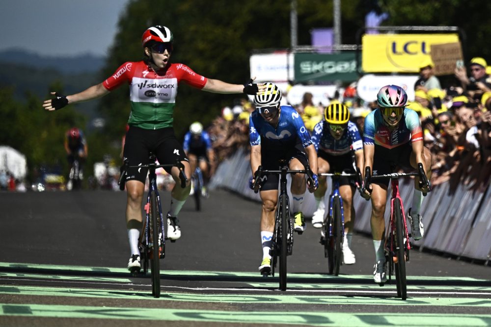 Blanka Vas gewinnt die fünfte Etappe der Tour de France Femmes