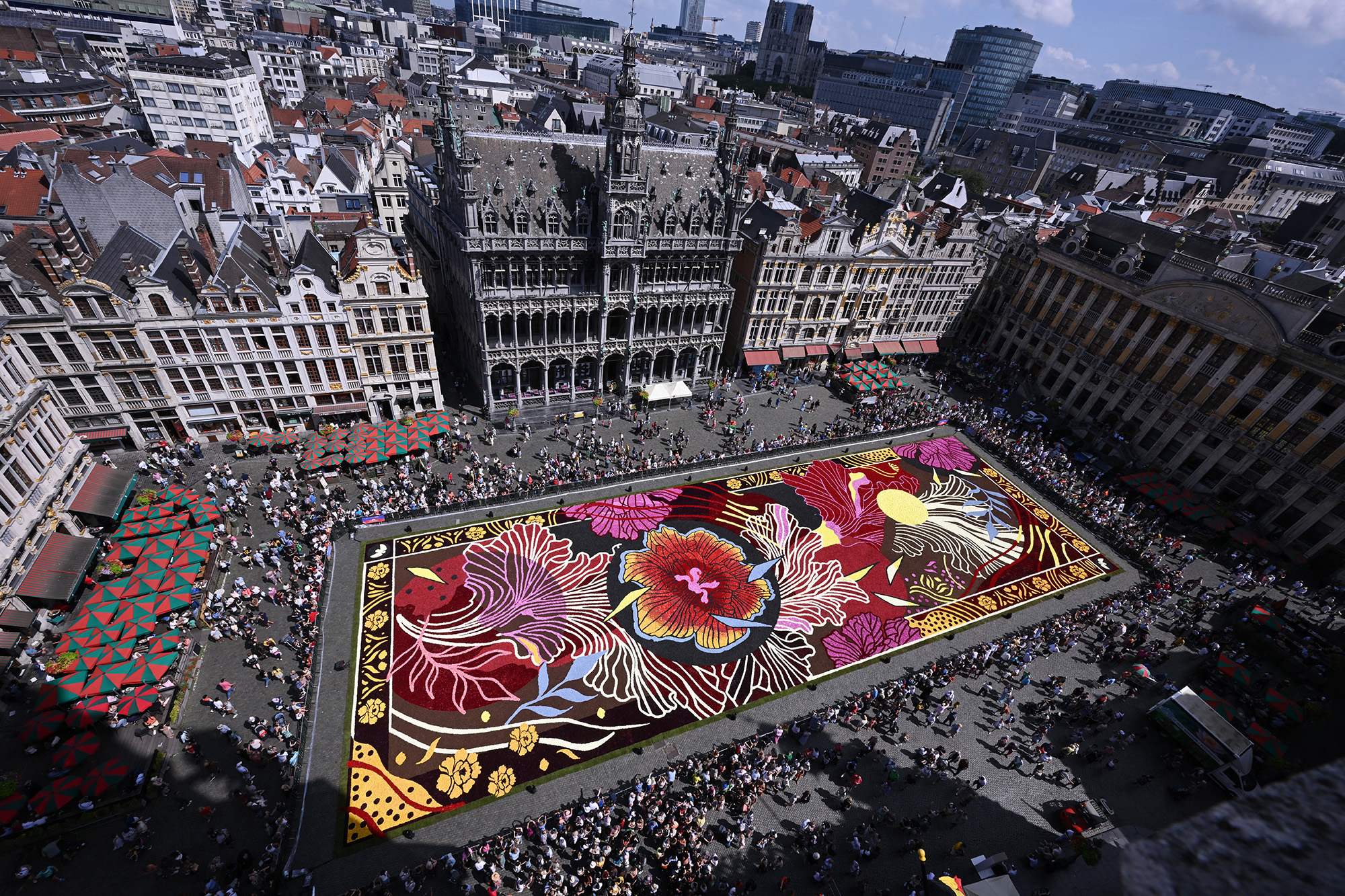 Der Blumenteppich auf der Brüsseler Grand-Place