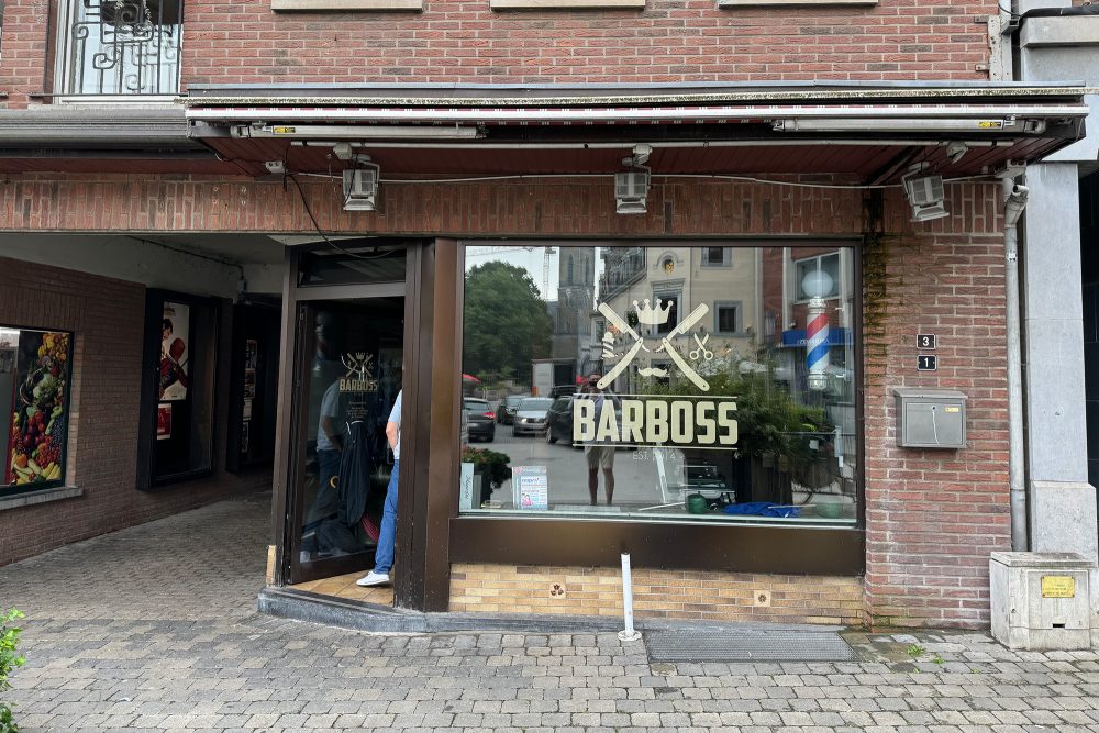 Der vom Brand betroffene Barber Shop in der Eupener Bergstraße