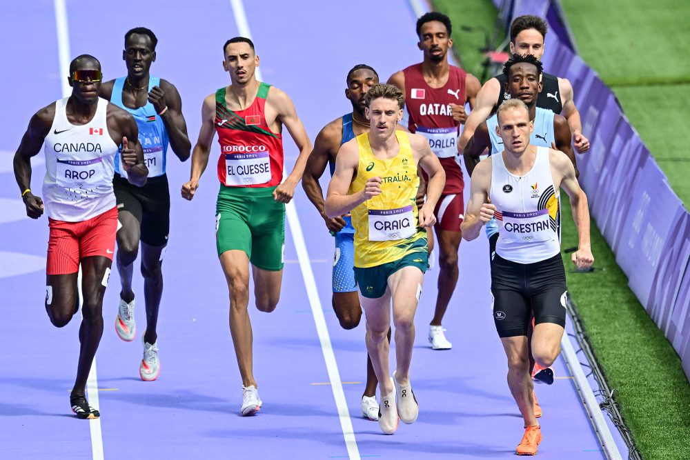 Eliott Crestan gewann seinen Vorlauf und steht im 800-Meter-Halbfinale