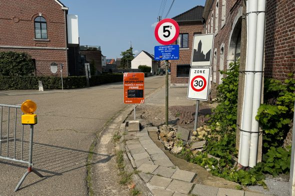 Moelingen in den Voeren drei Monate nach dem Hochwasser