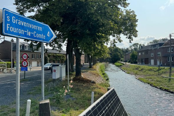 Moelingen in den Voeren drei Monate nach dem Hochwasser