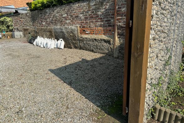 Moelingen in den Voeren drei Monate nach dem Hochwasser