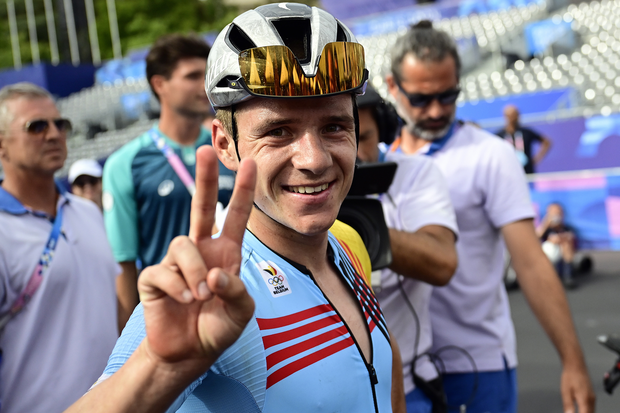 Nach dem Zeitfahren gewinnt Evenepoel auch das Straßenrennen