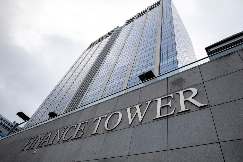 Der Finance Tower in Brüssel