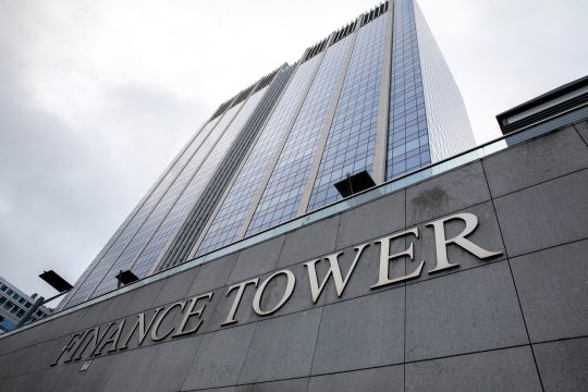 Der Finance Tower in Brüssel