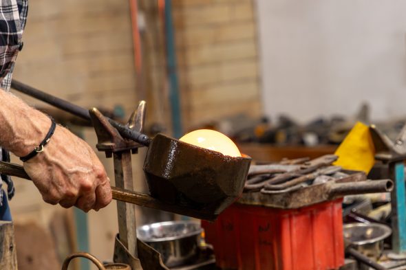 In der Werkstatt von Glasbläser Gerardo Cardinale