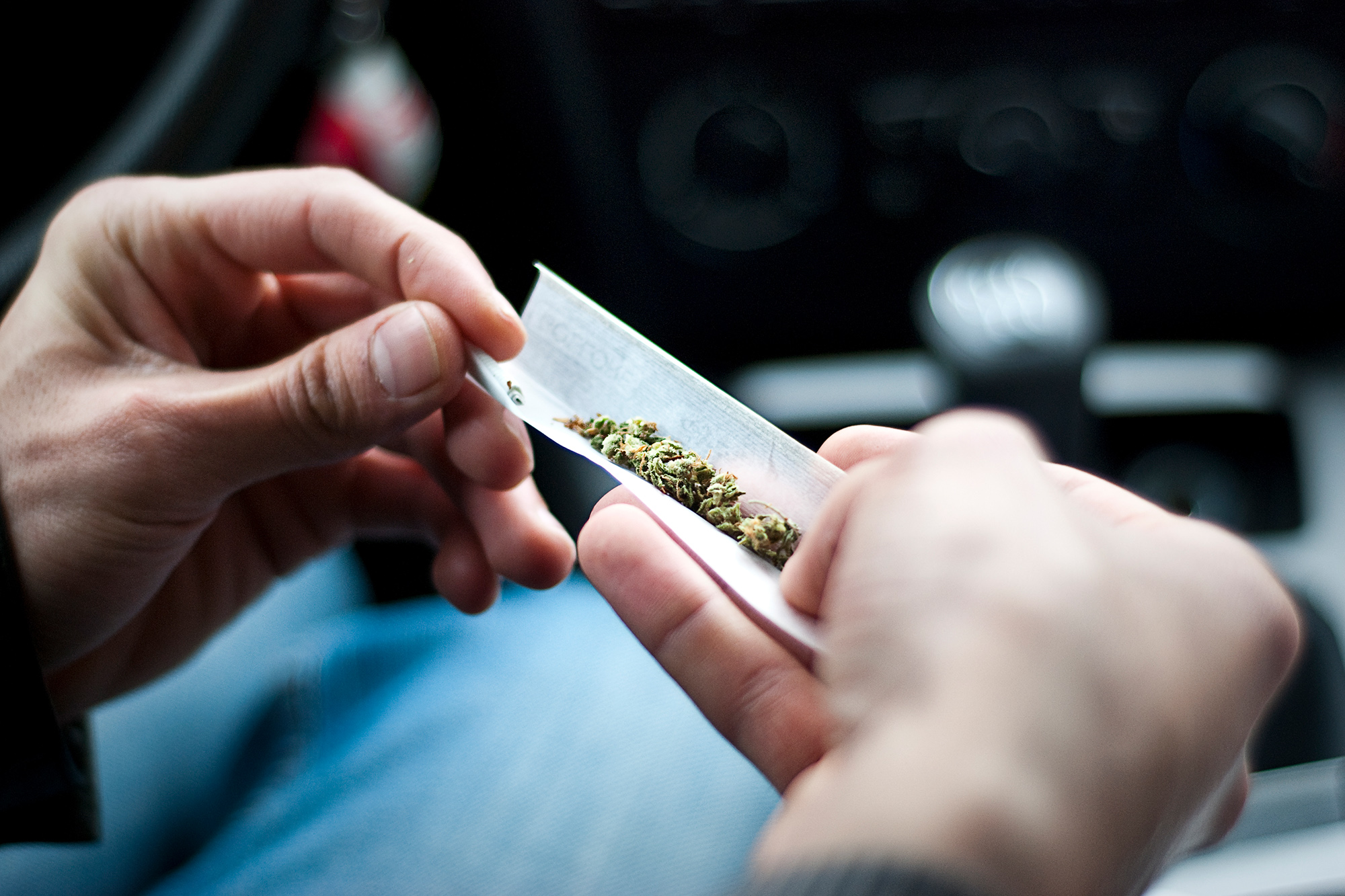 Joint im Auto