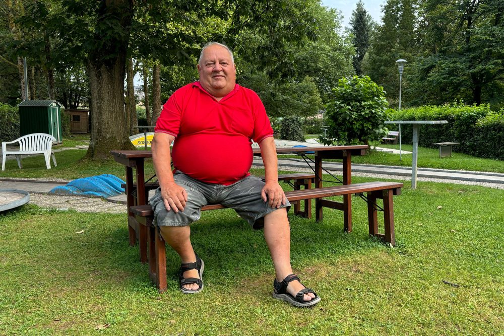 Erwin Hansen, Präsident des Minigolfclubs Eupen