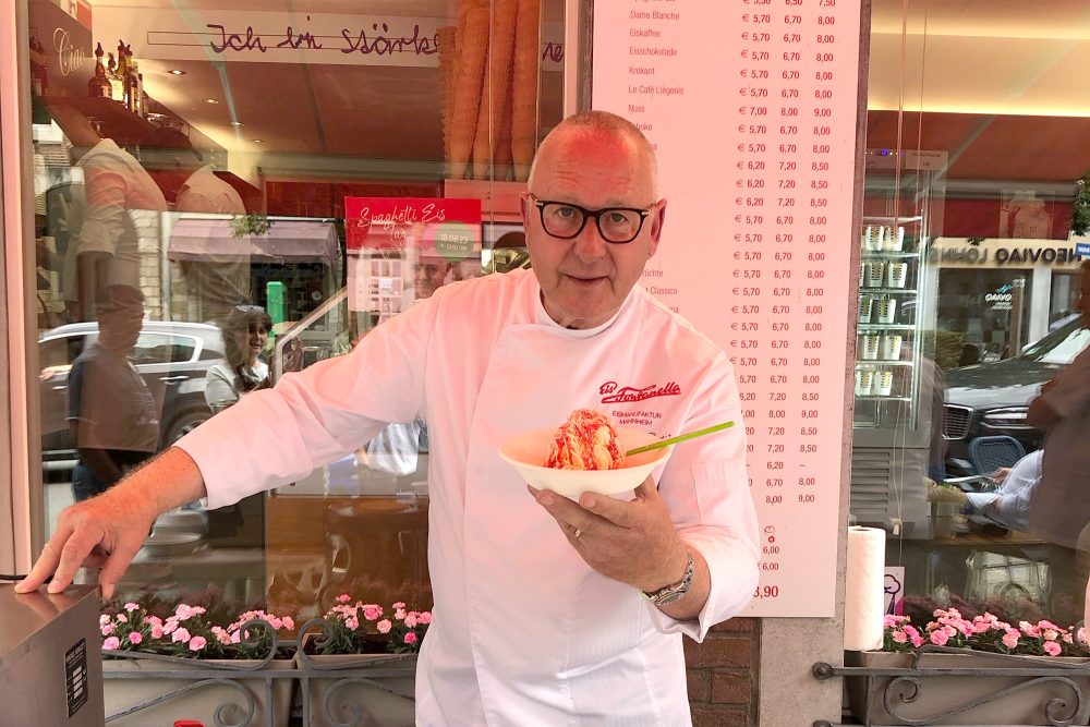 Spaghetti-Eis-Tag: Erfinder Dario Fontanella zu Gast in Eupen