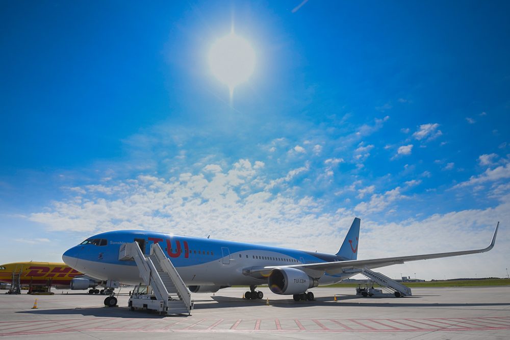 TUI-Maschine am Brussels Airport