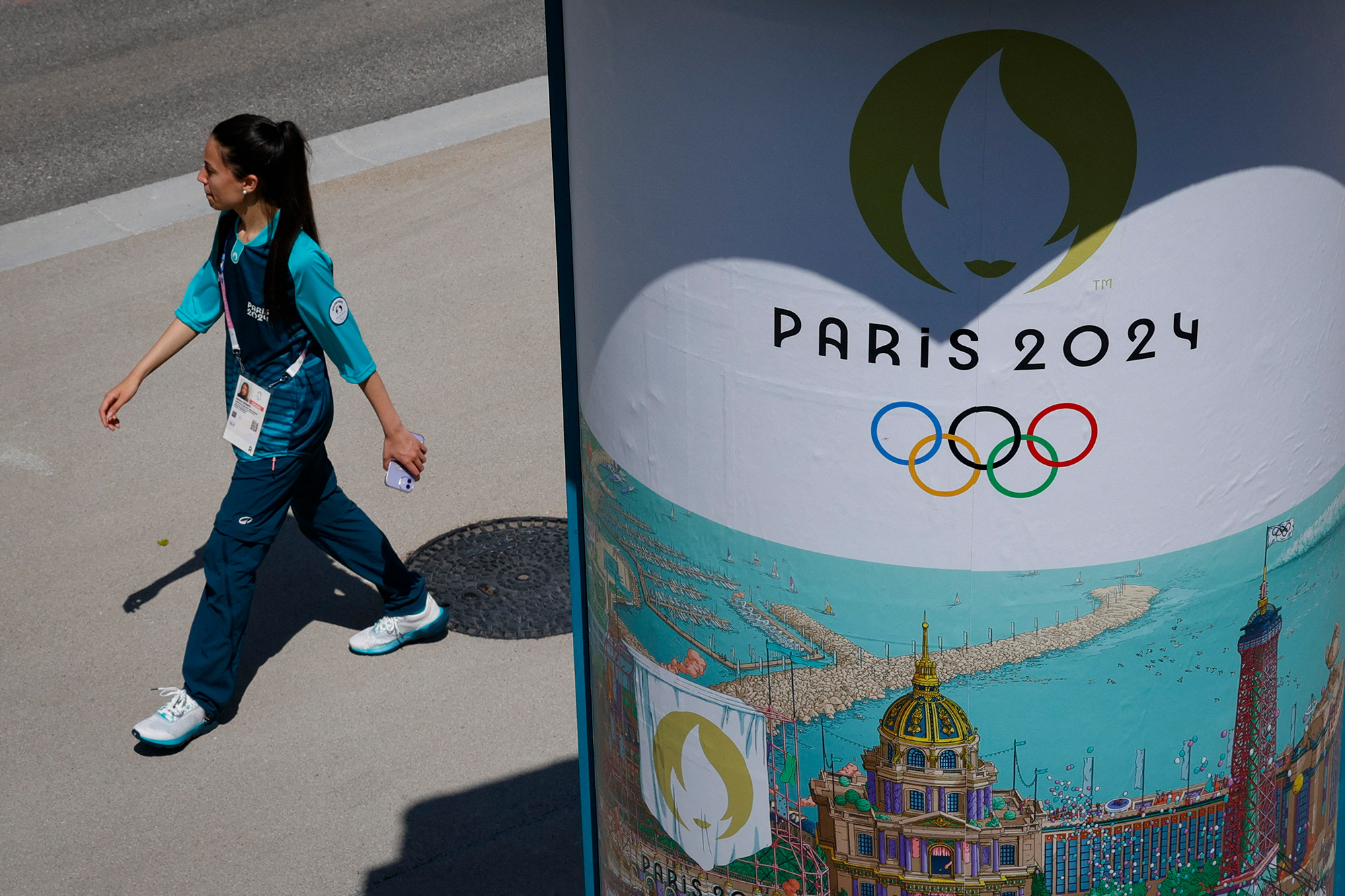 Freiwillige Helferin bei Olympia