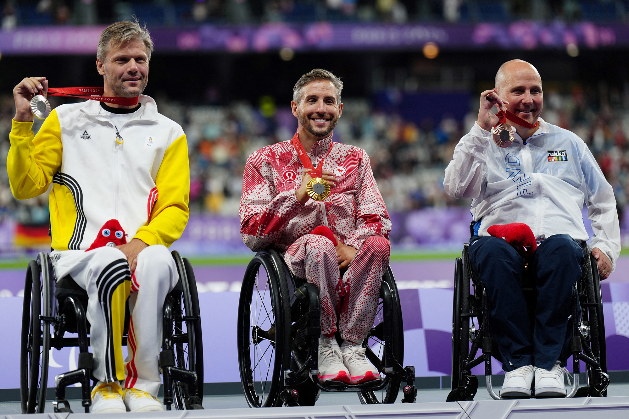 Silber für Peter Genyn, Gold für Cody Fournie und Bronze für Toni Piispanen