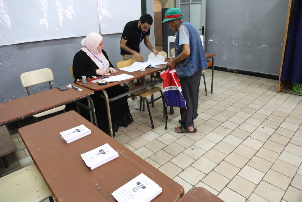 Wahlbüro in Algiers