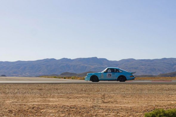 Der Hyracing-Porsche auf der Andalucia-Rennstrecke