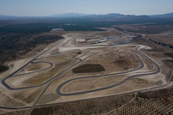 Die Rennstrecke "Andalucia" in Almeria, Andalusien