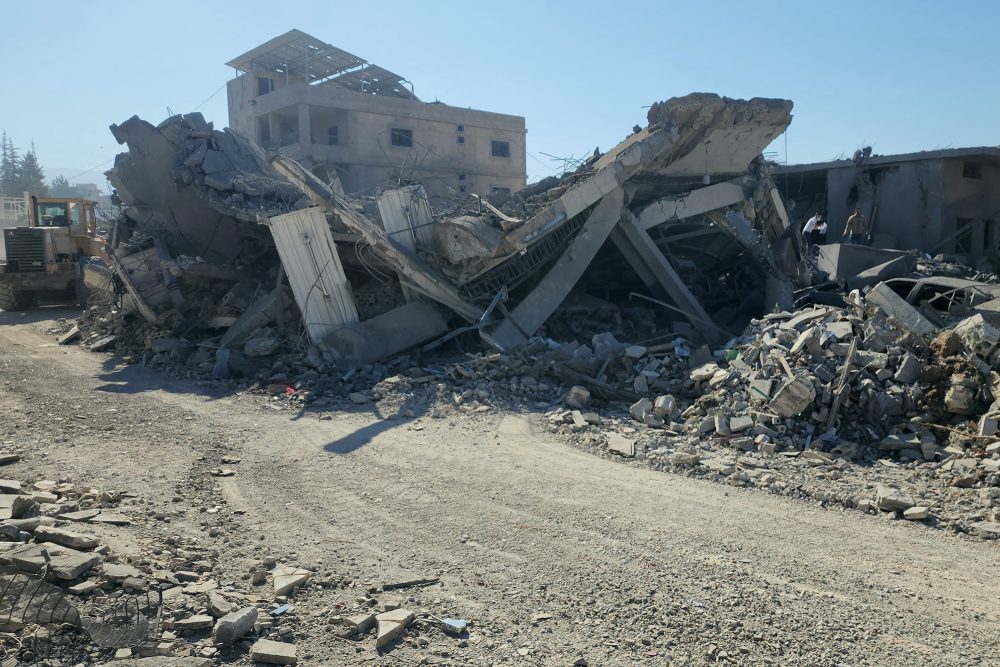 Zerstörungen in der Stadt Baalbeck nach einem israelischen Luftangriff