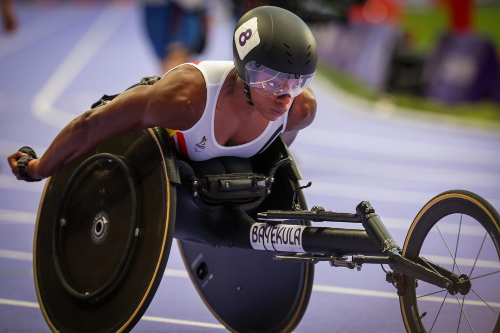 Léa Bayekula bei den Paralympics in Paris