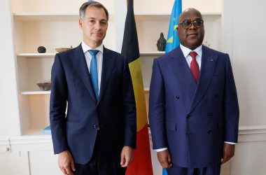 Premierminister De Croo und der kongolesische Präsident Tshisekedi