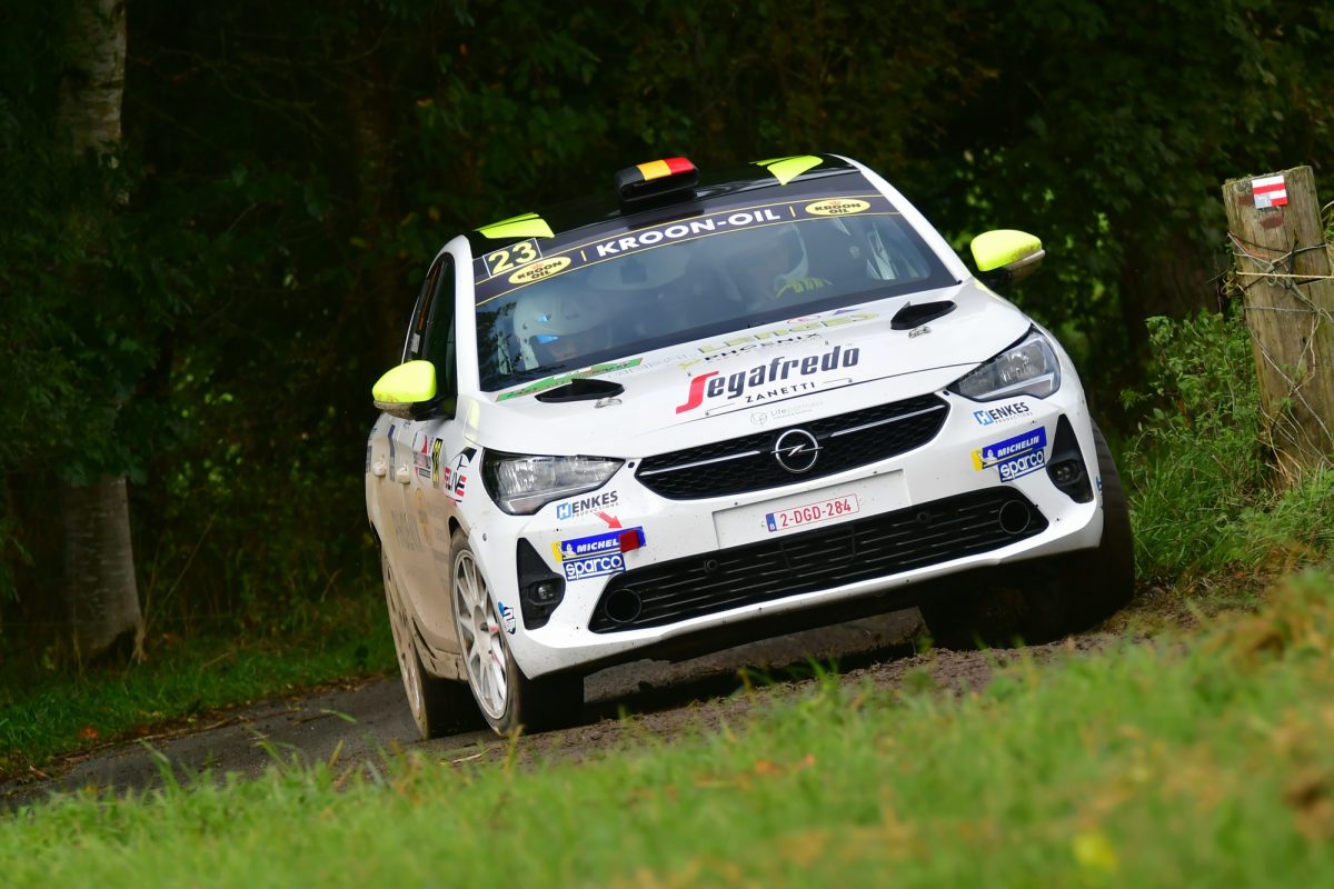 East Belgian Rallye 2024: Tom Heindrichs/Jonas Schmitz im Opel Corsa Rally4