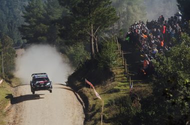 Elfyn Evans/Scott Martin im Toyota bei der Rallye Chile