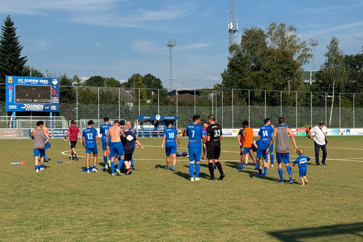 Der FC Eupen gewinnt deutlich gegen Mormont