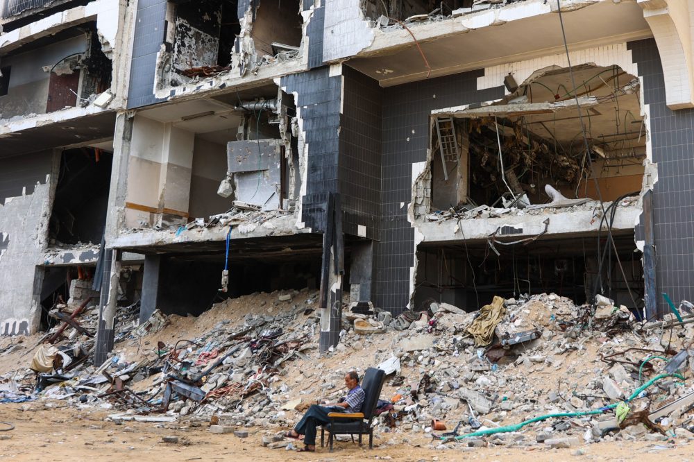 Zertörtes Haus in Gaza